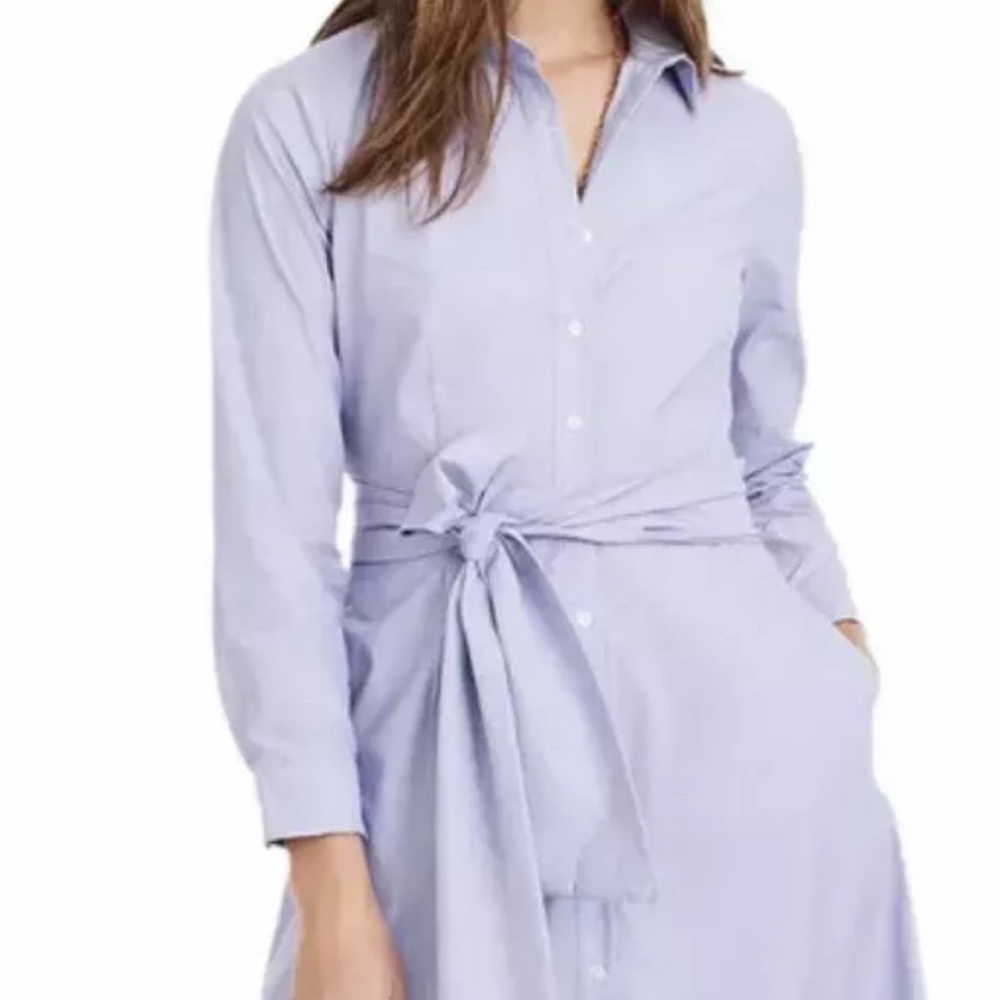 J. Crew Women's Blue Shirt Dress 00
